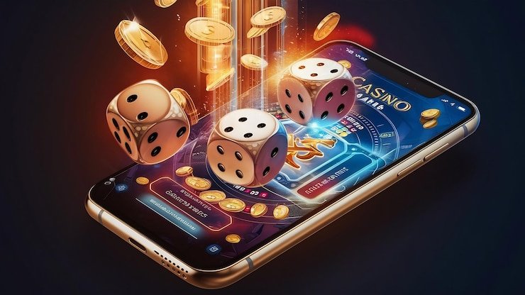 Caishen Wins slot game on oyo777 login mobile app showing 5 reels, paylines, and wealth-themed symbols